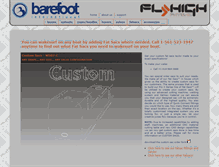Tablet Screenshot of barefootinternational.com